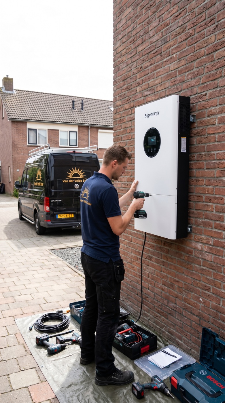 Zonnepanelen installatie